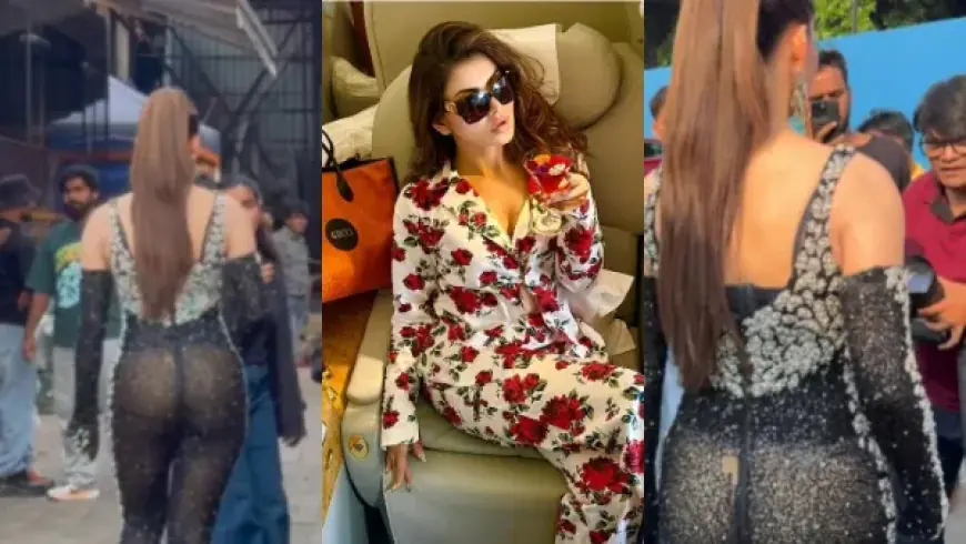 टाइट ड्रेस पहने नजर आईं Urvashi Rautela, जब पलटीं तो सबकी नजर फटी ड्रेस पर पड़ी